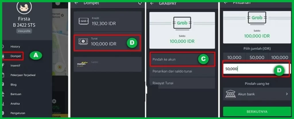 Cara Mencairkan Saldo Dompet Tunai