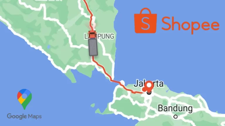 cara melacak paket shopee di maps