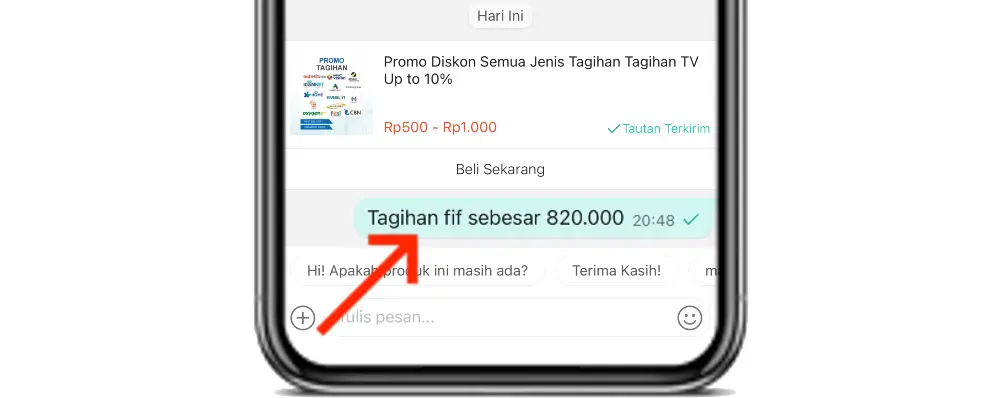 Bayar FIF lewat Shopee