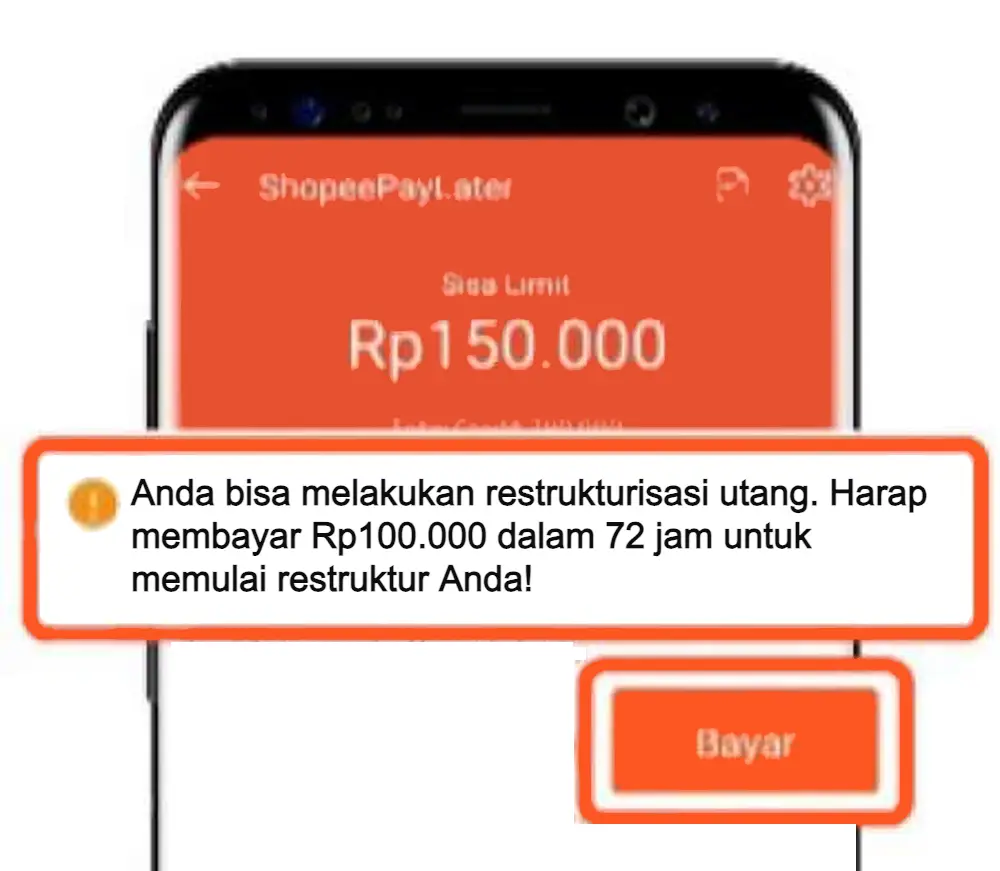 cara bayar shopee paylater setengah dulu